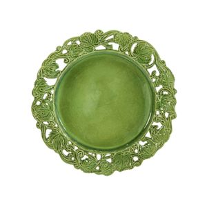 Sousplat de ceramica uva verde brillance