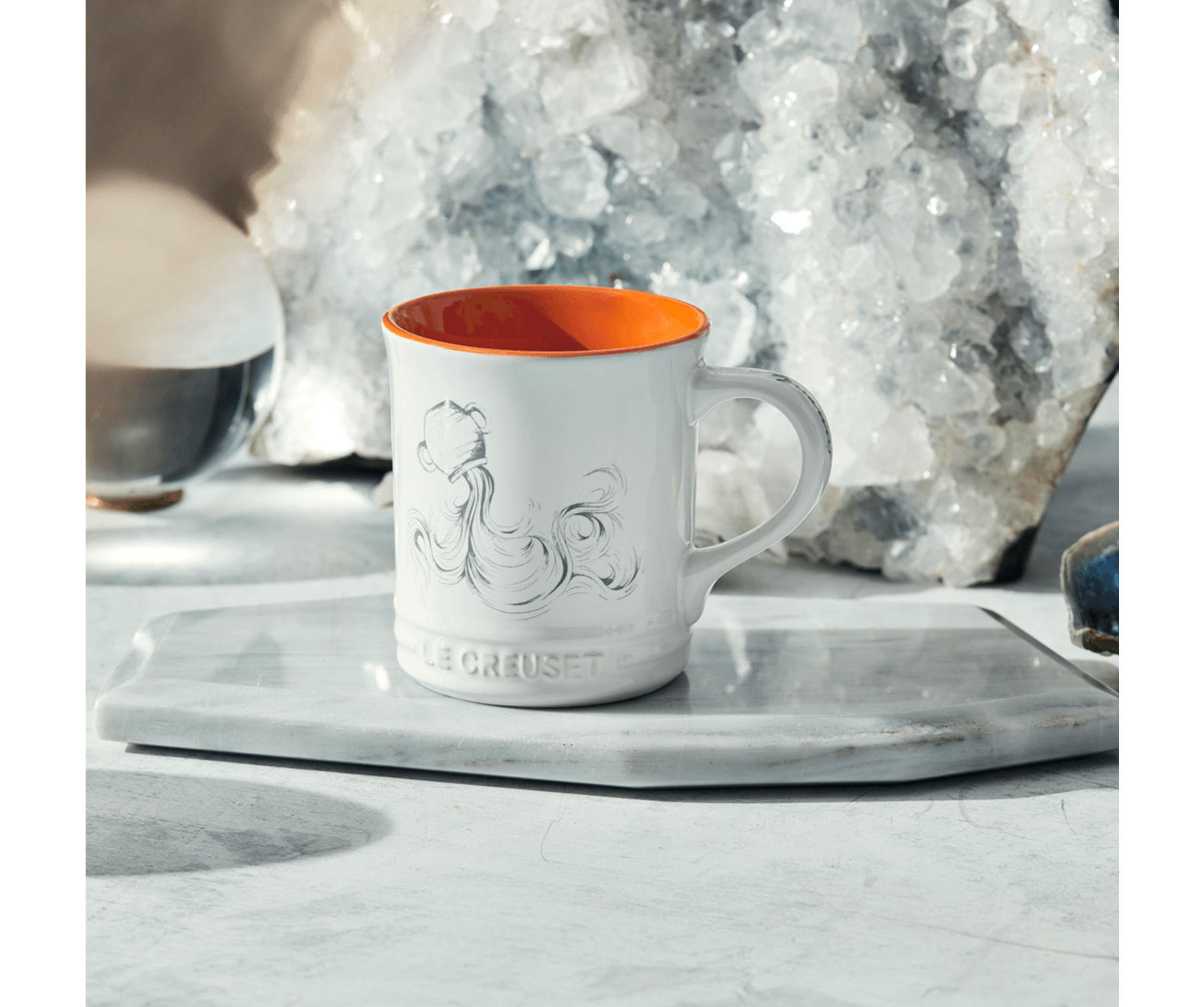 Caneca seattle 400ml zodiaco aquario le creuset