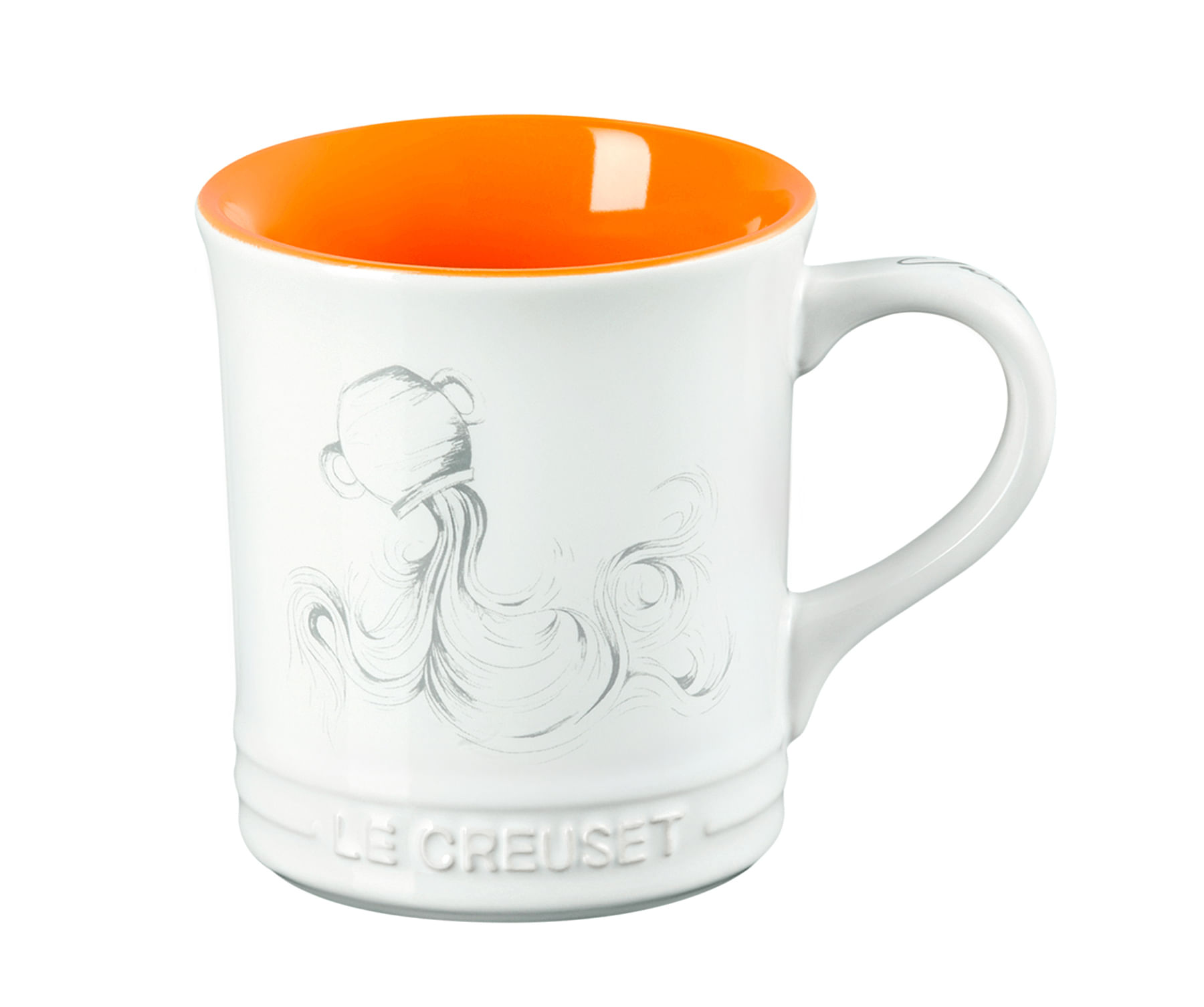 Caneca seattle 400ml zodiaco aquario le creuset