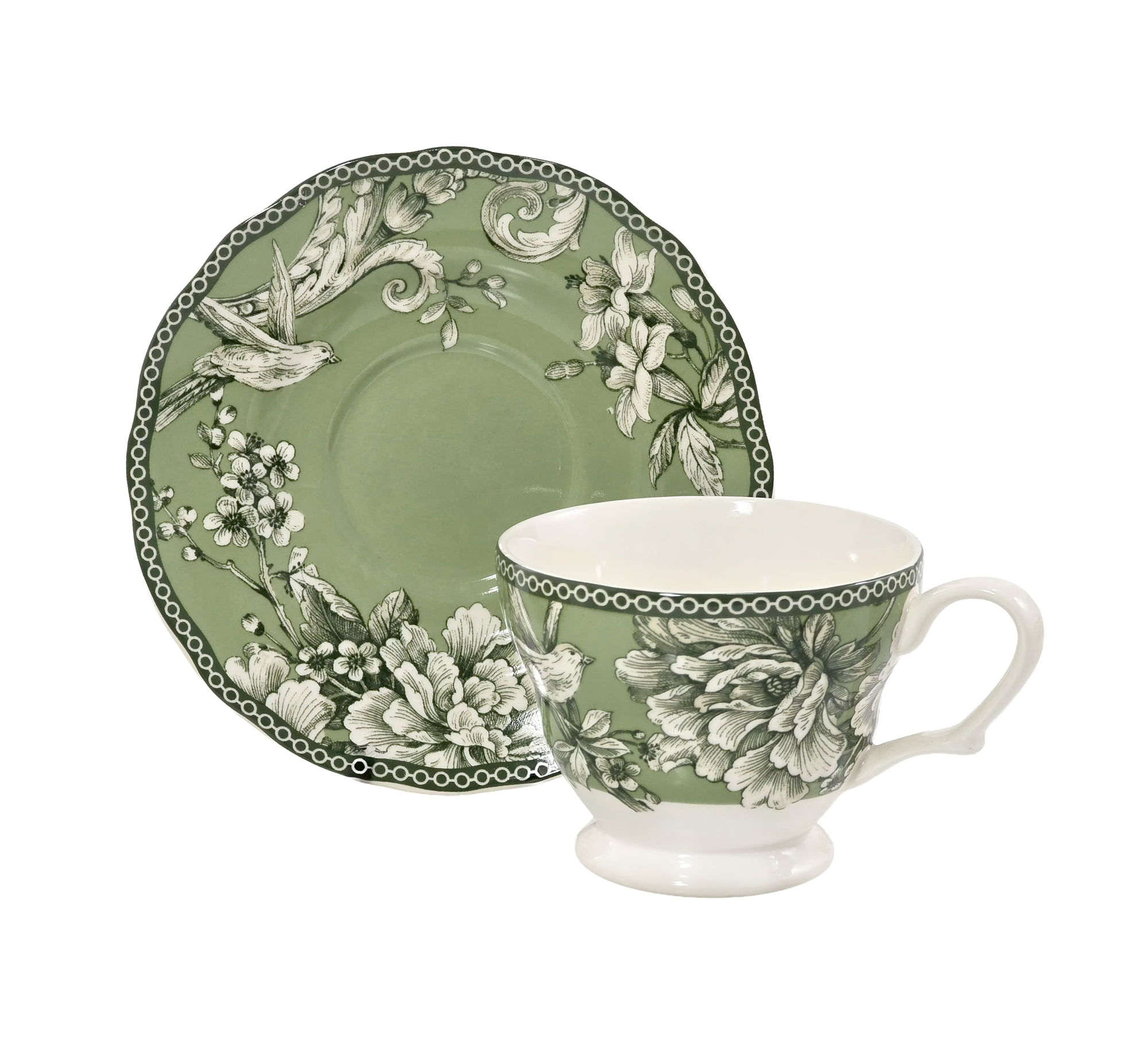 Prato bamboo green 27cm le creuset